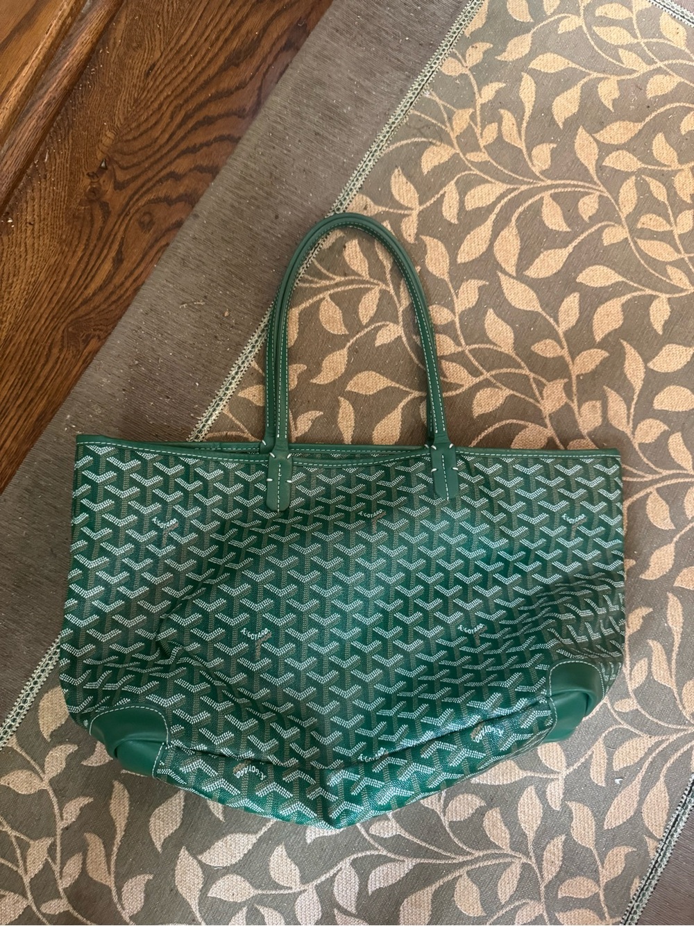 Green Goyard Artois tote